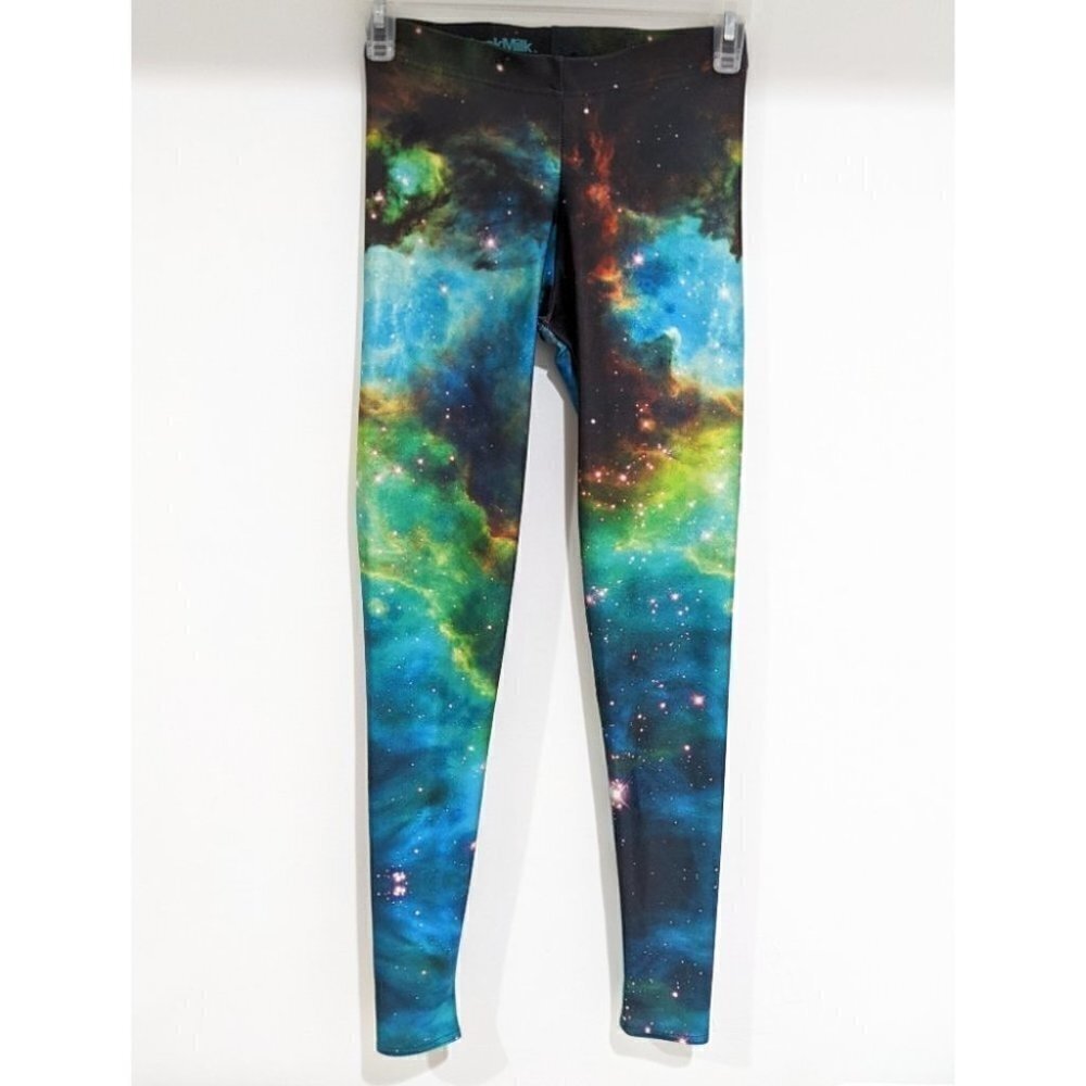 Blackmilk | Galaxy Green Leggings